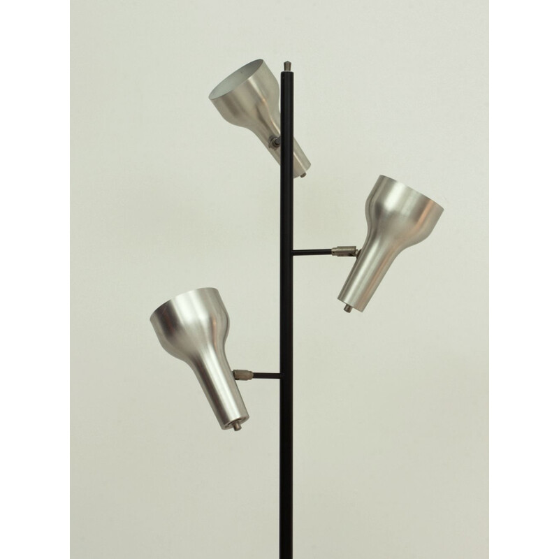 Vintage 3 arm floor lamp in chrome, Netherlands 1960