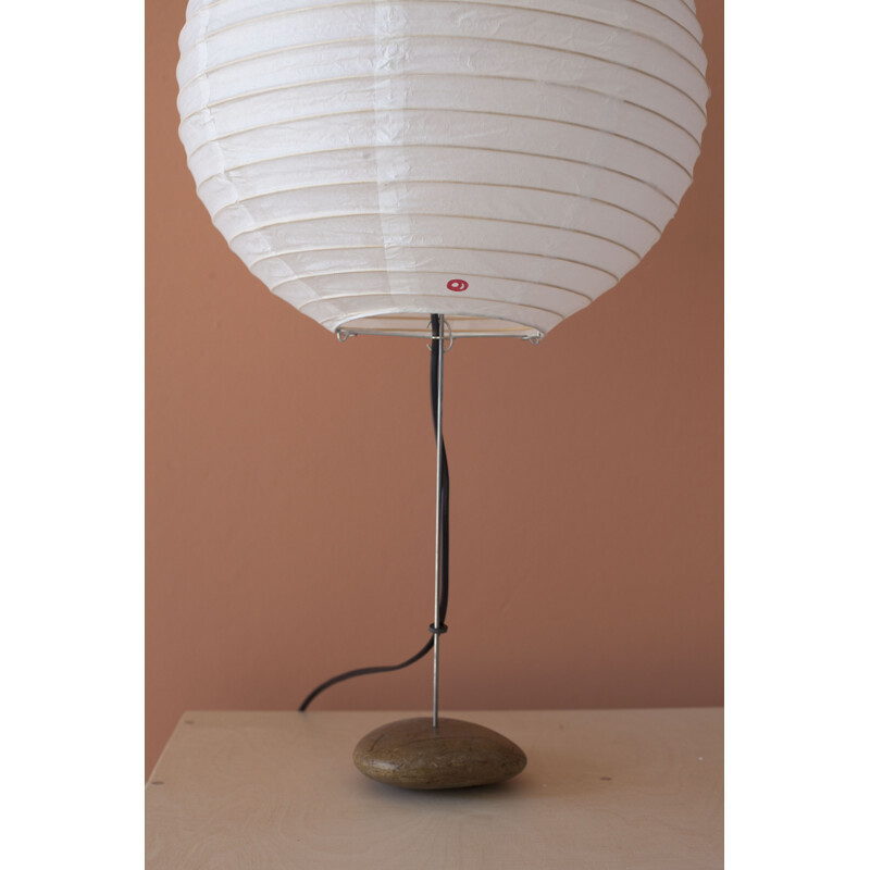 Vintage paper ball lamp Washi, Japanese 1980s