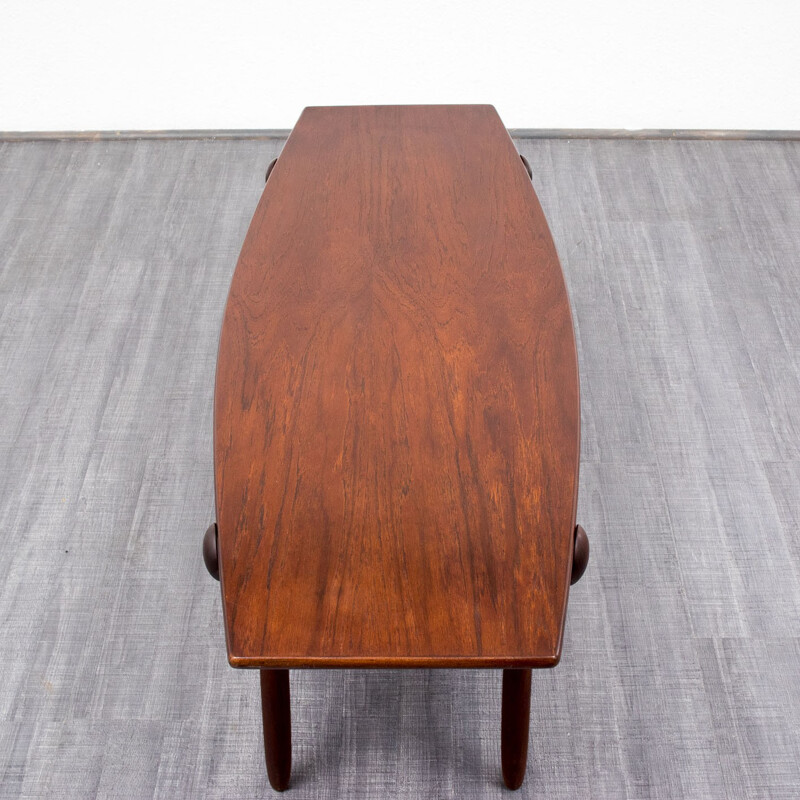 Scandinavian teak coffee table - 1960s