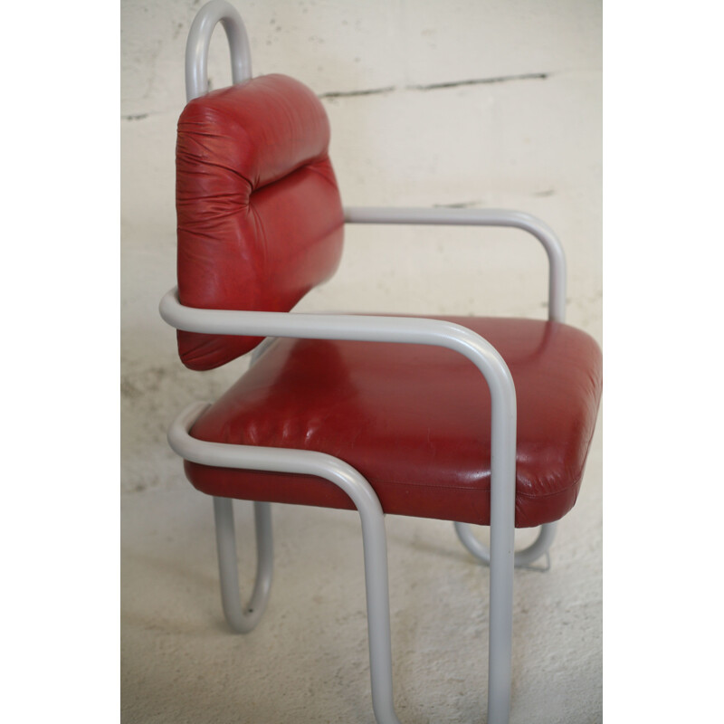 Set of 6 vintage chairs by Kwok Hoi Chan Steiner edition, France 1970s