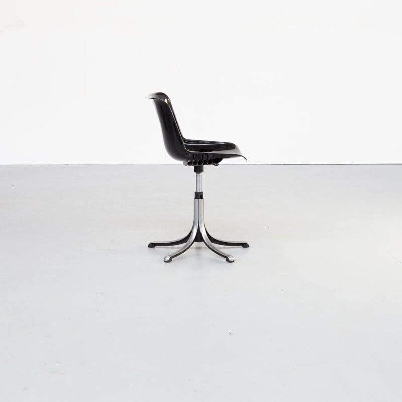 Pair of vintage Osvaldo Borsani "modus" desk chair for Tecno 1970s