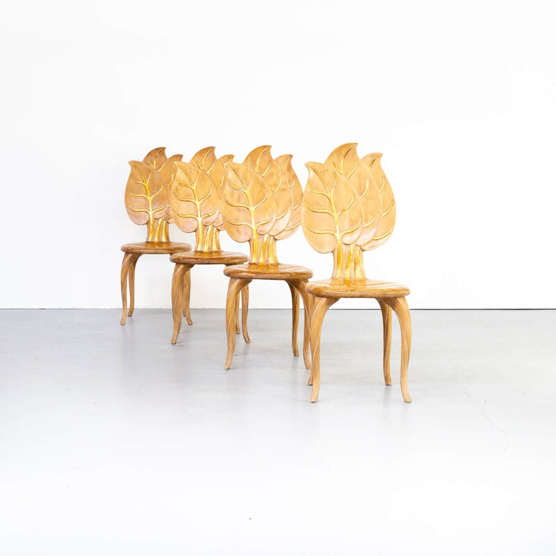 Conjunto de 4 cadeiras vintage por Bartolozzi