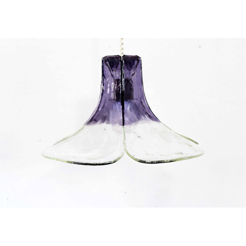 Vintage Mazzega chandelier by Carlo Nason in Murano glass 1970s