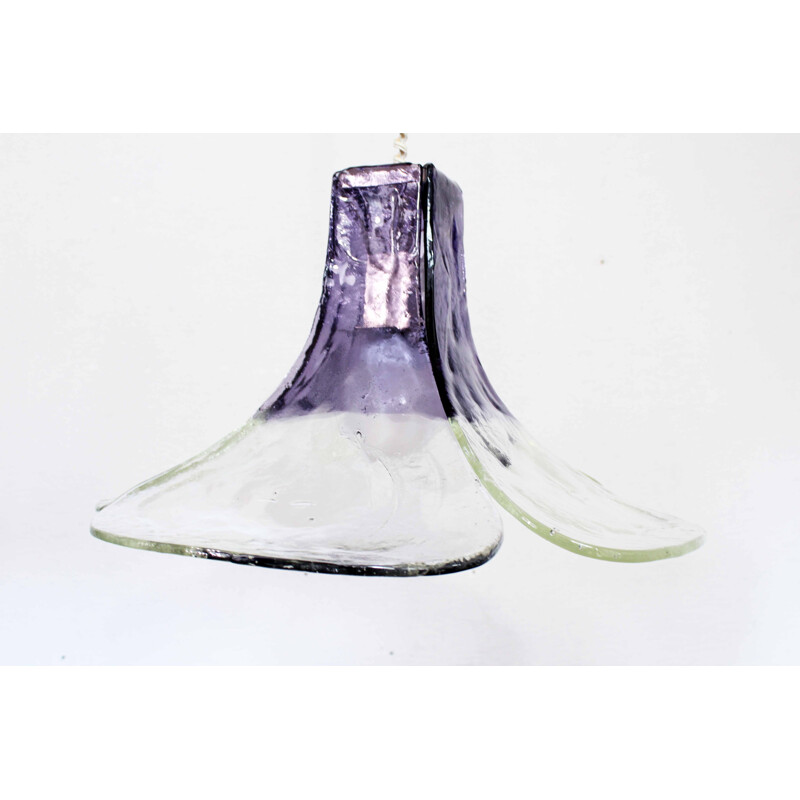 Vintage Mazzega chandelier by Carlo Nason in Murano glass 1970s