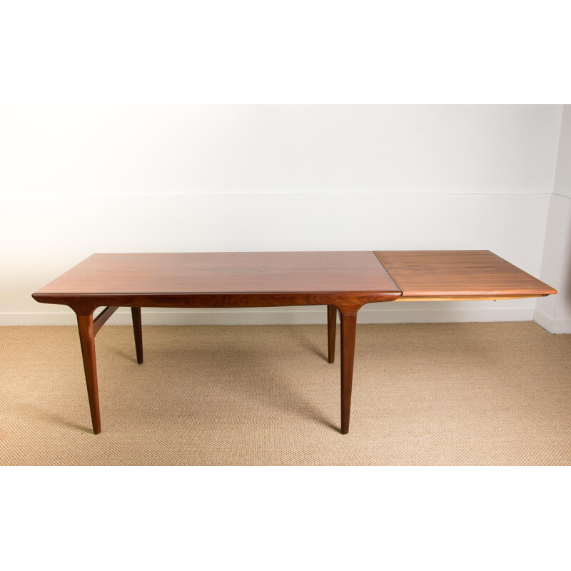 Vintage teak dining table by Johannes Andersen for Uldum Mobelfabrik, Danish 1960s