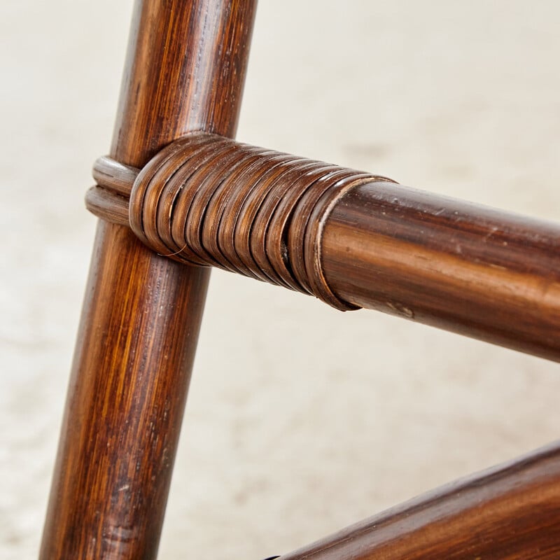 Vintage Bamboo Bar Stool