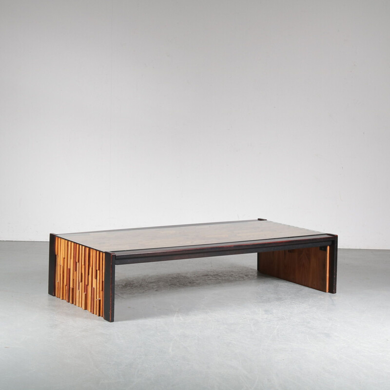 Vintage Percival Lafer Rectangular Coffee Table, Brazil 1960s