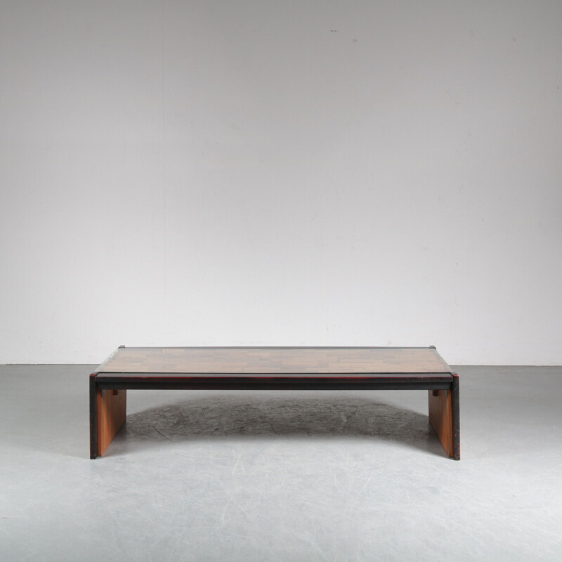 Vintage Percival Lafer Rectangular Coffee Table, Brazil 1960s