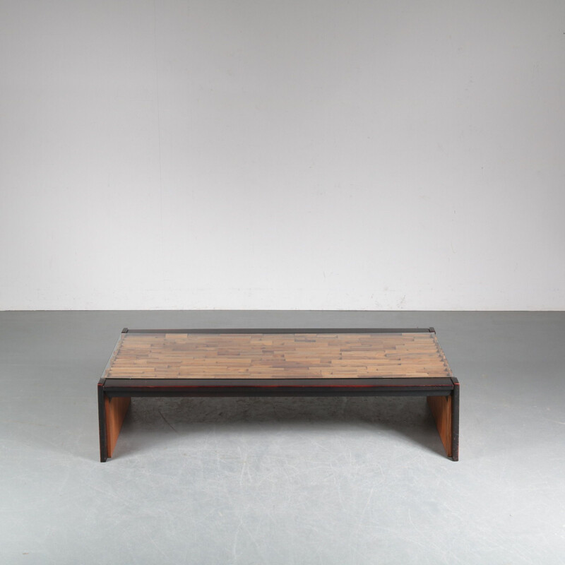 Vintage Percival Lafer Rectangular Coffee Table, Brazil 1960s