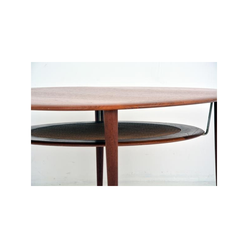 Round coffee table "FD 515" in teak, Peter HVIDT et Orla MOLGAARD NIELSEN - 1950s