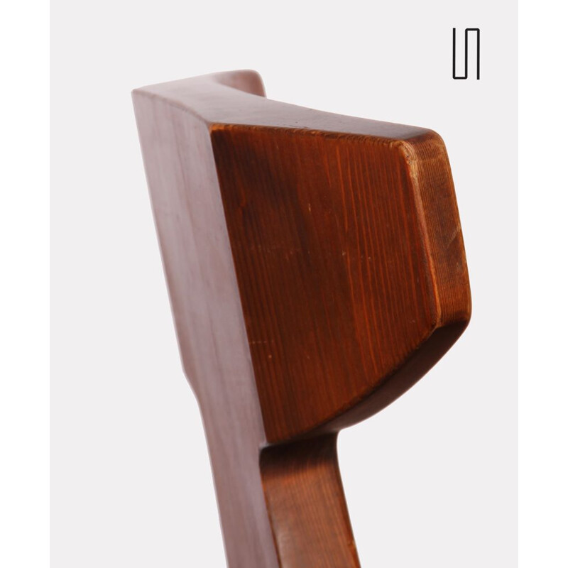 Vintage pine chair by Jacob Kielland-Brandt for I. Christiansen 1960s