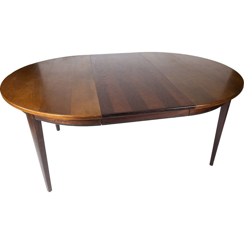 Vintage rosewood dining table by Omann Junior 1960s
