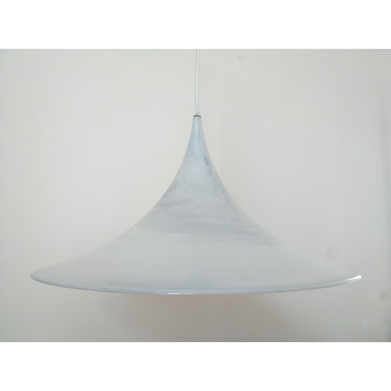 Vintage Pendant Semi Lamp by Claus Bonderup and Thorsten Thorup 1970s