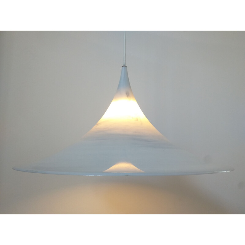 Vintage Pendant Semi Lamp by Claus Bonderup and Thorsten Thorup 1970s