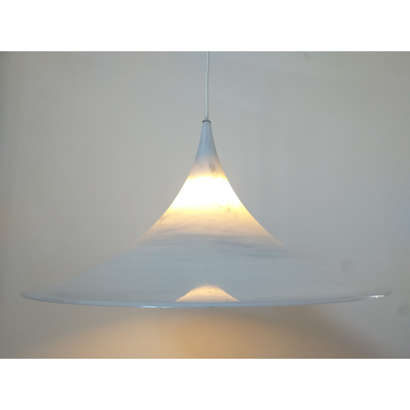 Vintage Pendant Semi Lamp by Claus Bonderup and Thorsten Thorup 1970s