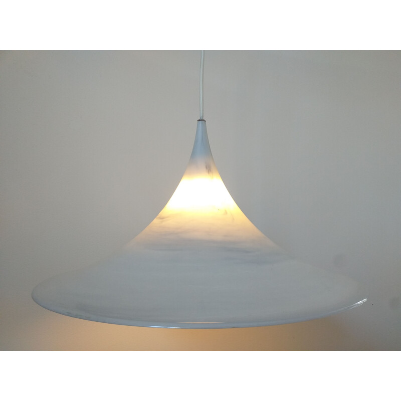 Vintage Pendant Semi Lamp by Claus Bonderup and Thorsten Thorup 1970s