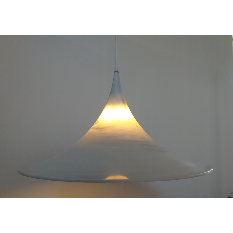 Vintage Pendant Semi Lamp by Claus Bonderup and Thorsten Thorup 1970s