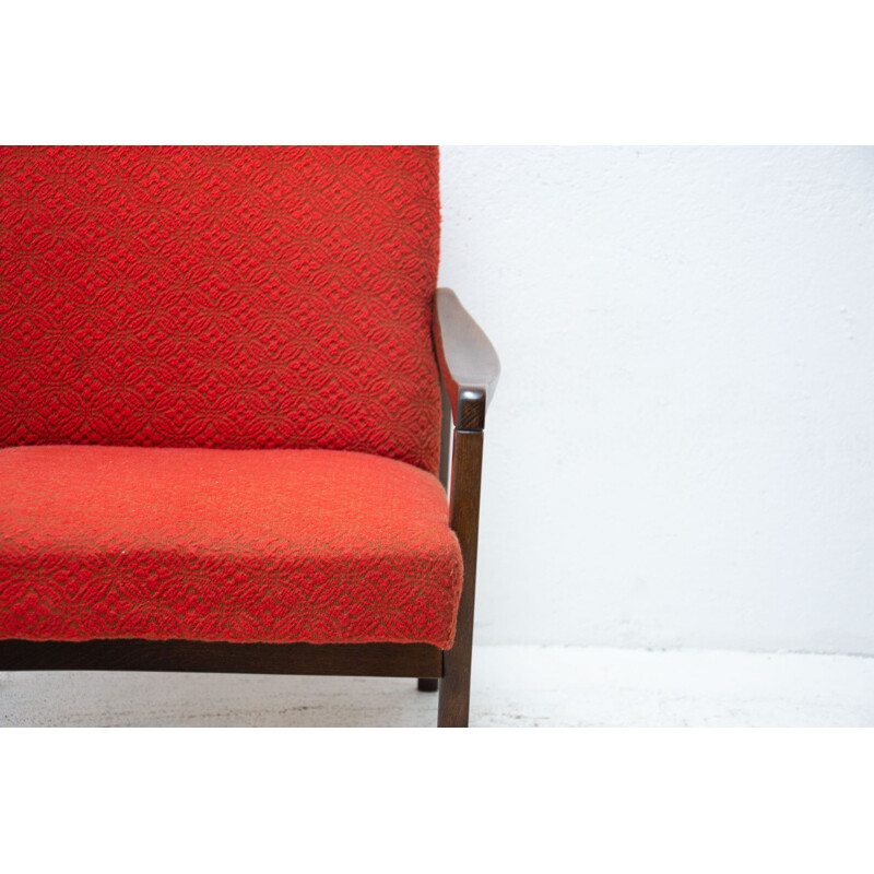 Pair of vintage armchairs by Jiří Jiroutek for Interiér Praha, Czechoslovakia 1970s