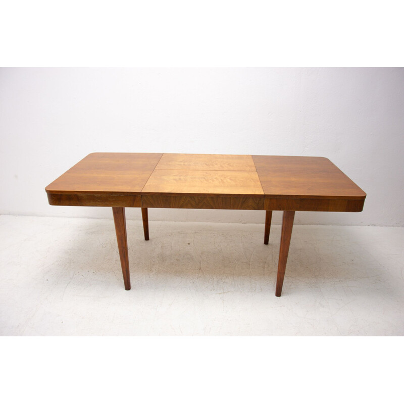 Vintage adjustable Dining Table by Jindřich Halabala, Czechoslovakia 1950s