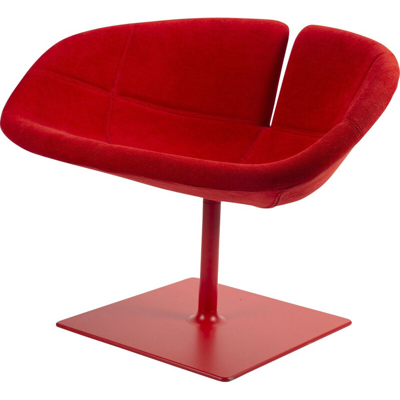 Vintage Red Fjord Swivel Chair by Patricia Urquiola for Moroso