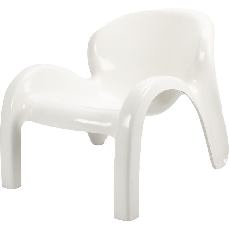 Vintage White GN2 Chair by Peter Ghyczy for Reuter's Form and Life