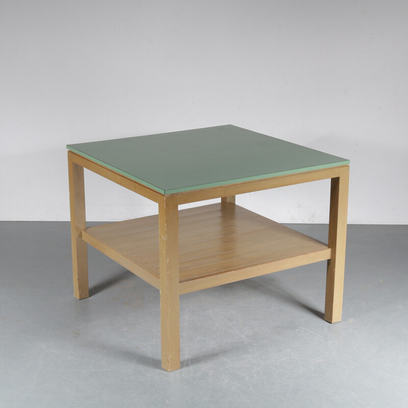 Vintage wooden work table by Dom Hans van der Laan, Netherlands 1970