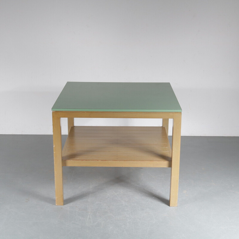 Vintage wooden work table by Dom Hans van der Laan, Netherlands 1970