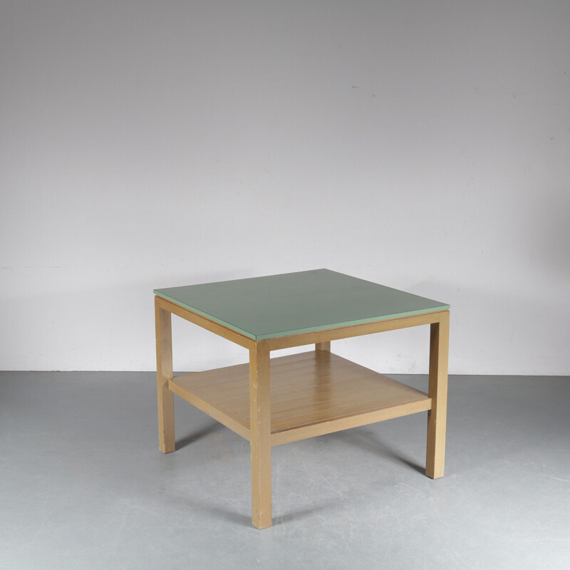 Vintage wooden work table by Dom Hans van der Laan, Netherlands 1970