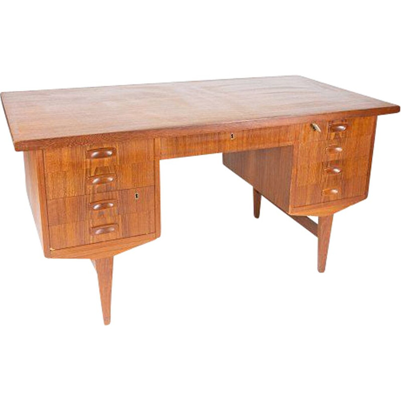 Vintage teak desk, Danish 1960s