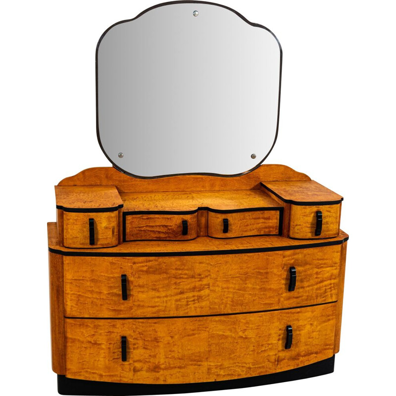 Vintage Dressing Table by Jindrich Halabala for UP Závody 1950s