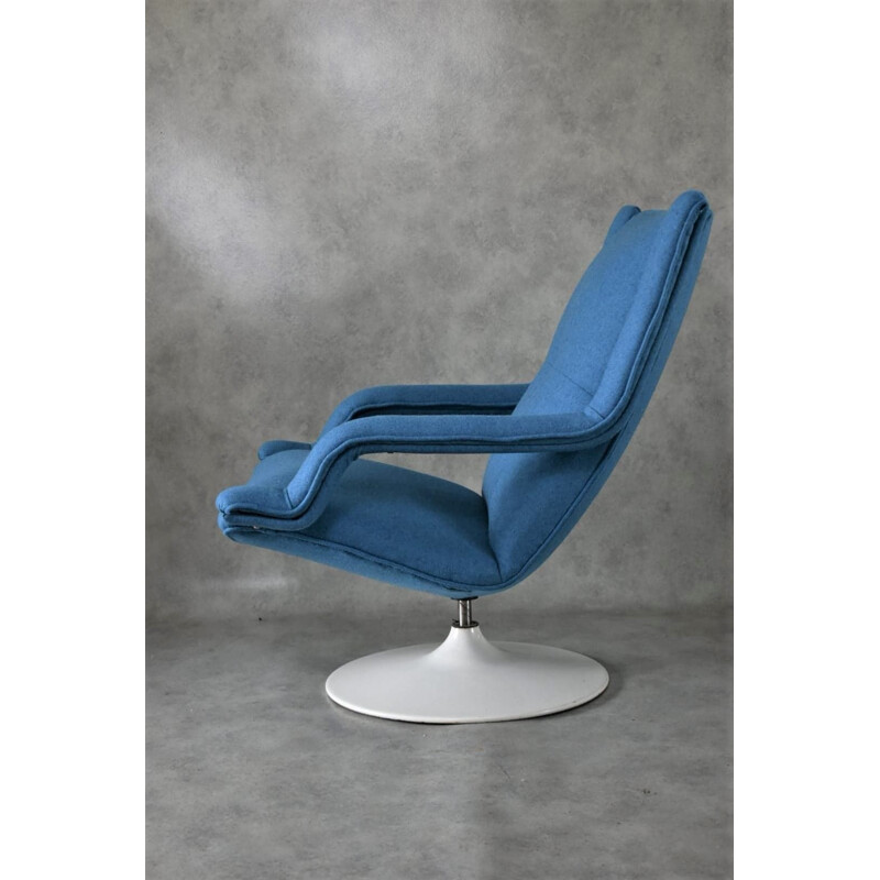 Vintage F140 Swivel Chair by Geoffrey Harcourt for Artifort 1970s