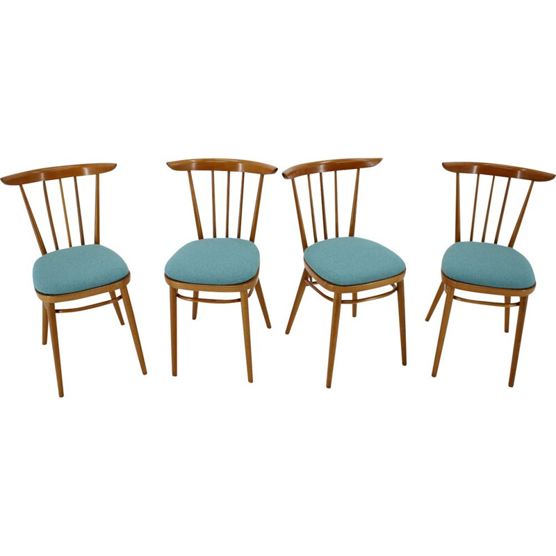 Set of 4 vintage Dining Chairs by Tatra, Czechoslovakia 1960s