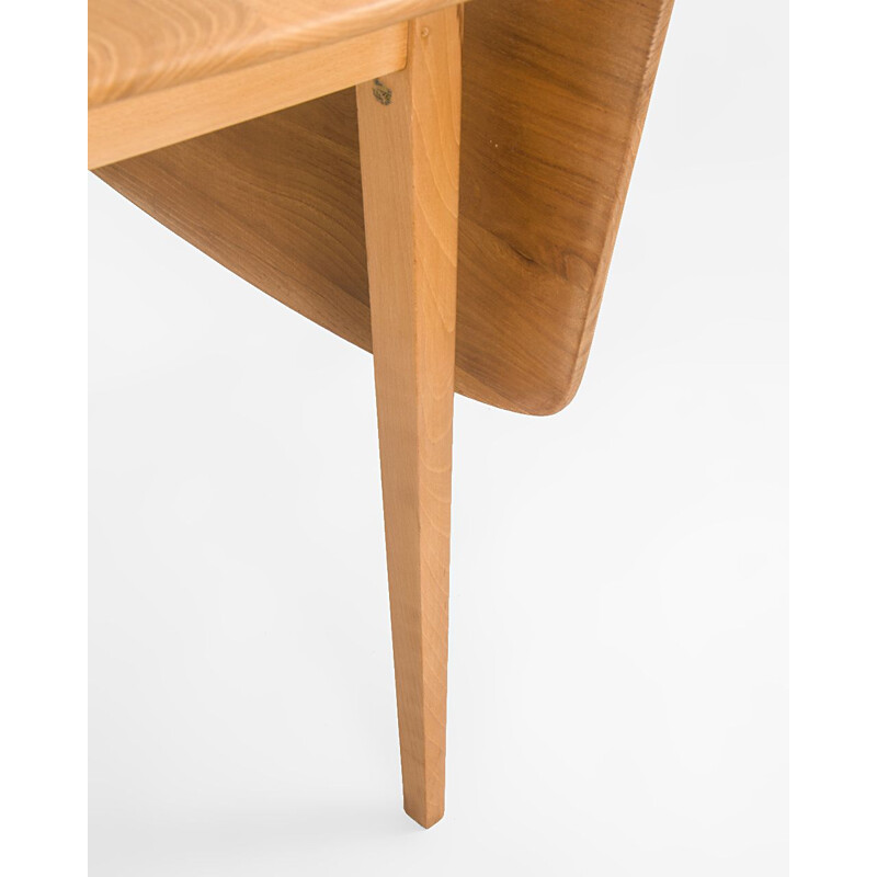 Vintage extendable table in elm and beech by Lucian Ercolani for Ercol, England1960