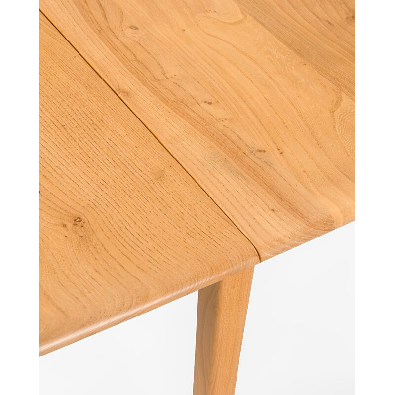 Vintage extendable table in elm and beech by Lucian Ercolani for Ercol, England1960