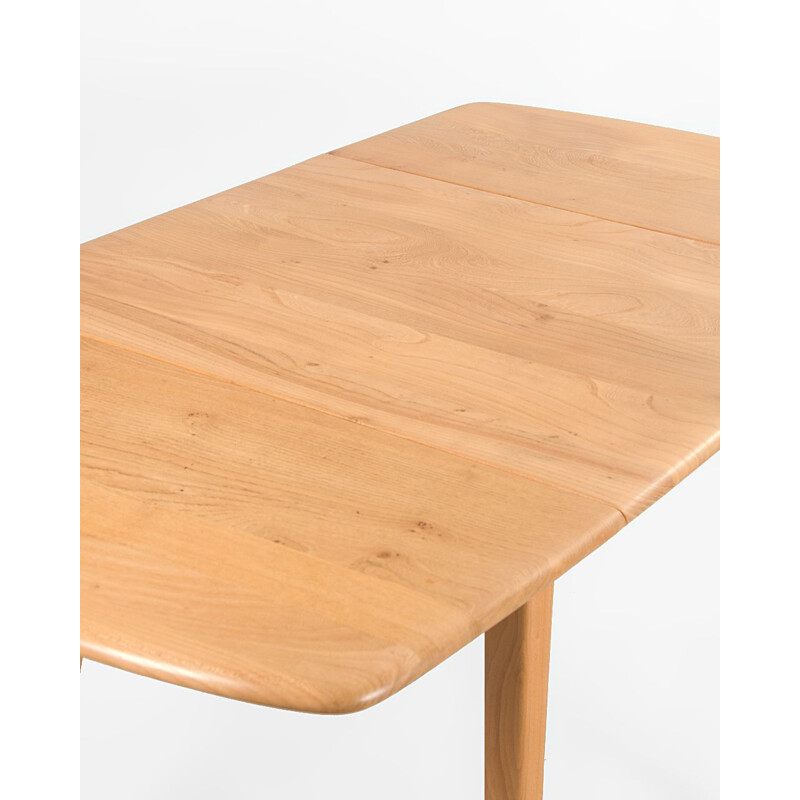 Vintage extendable table in elm and beech by Lucian Ercolani for Ercol, England1960