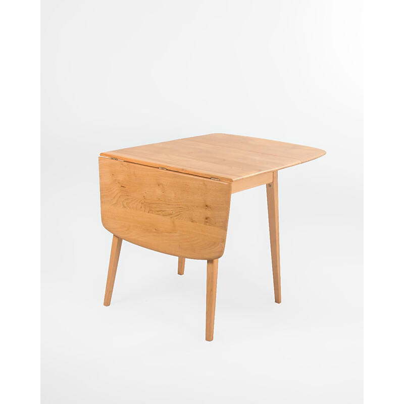 Mesa extensible vintage de olmo y haya por Lucian Ercolani para Ercol, Inglaterra1960