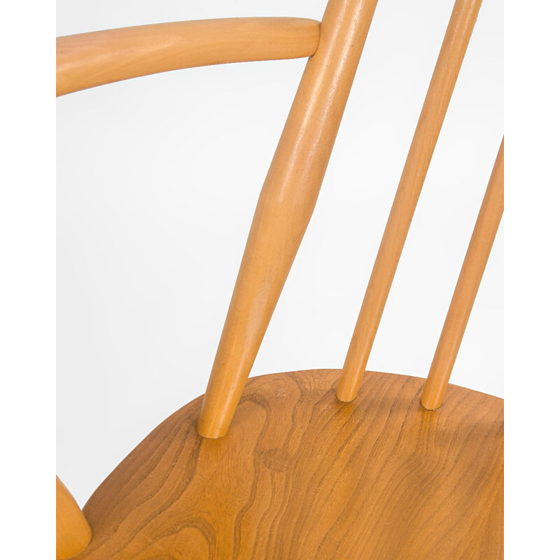 Satz von 4 Vintage Moustache Stühle von Lucian Ercolani für Ercol, UK 1960