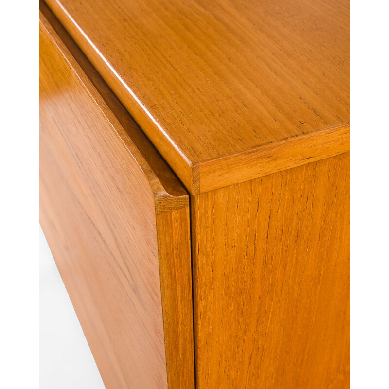 Bureau et meuble à tiroirs muraux vintage par Beaver et Tapley, Royaume-Uni 1960
