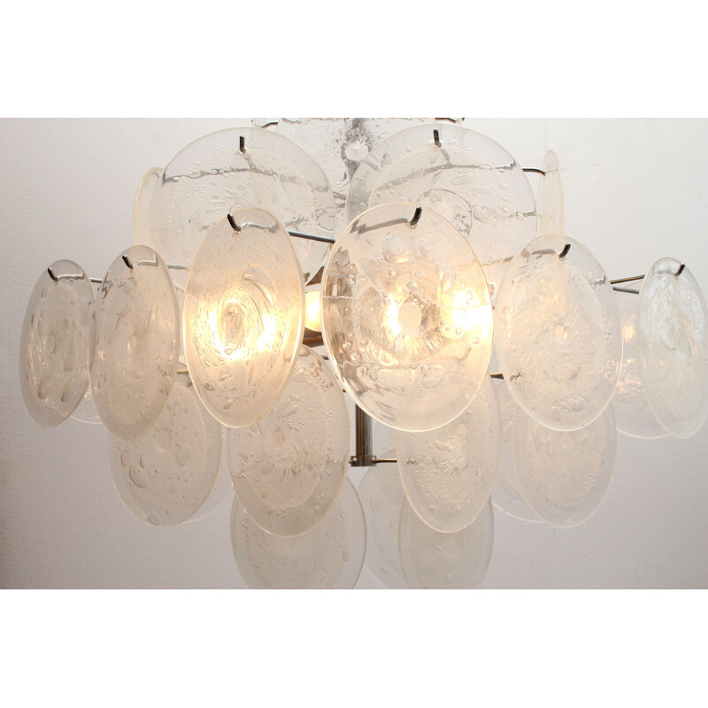 Vintage chandelier Murano by Gino Vistosi 1970s