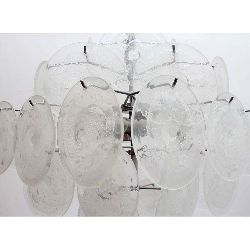 Vintage chandelier Murano by Gino Vistosi 1970s