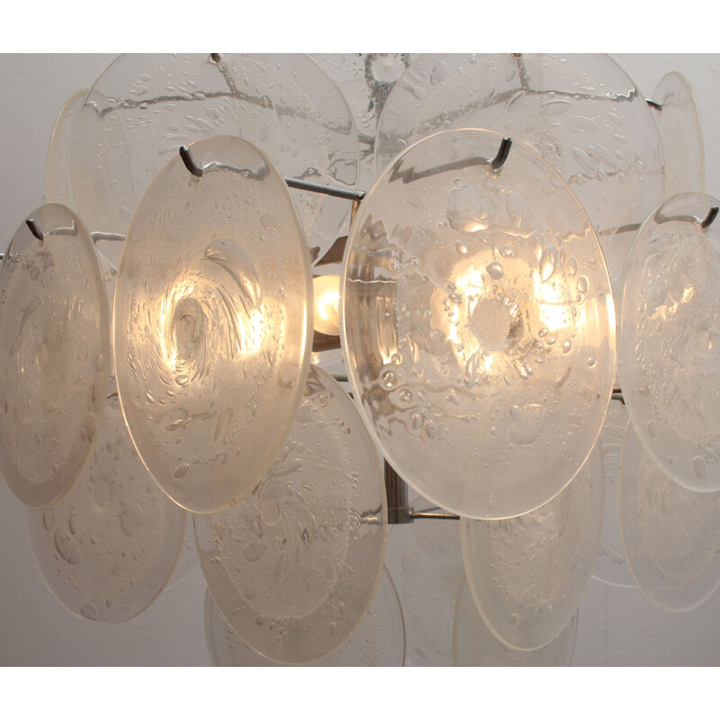 Vintage chandelier Murano by Gino Vistosi 1970s