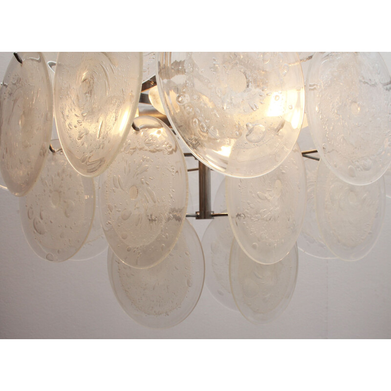 Vintage chandelier Murano by Gino Vistosi 1970s