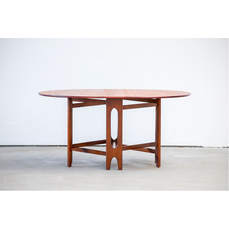 Vintage teak folding table, Scandinavian 1960s