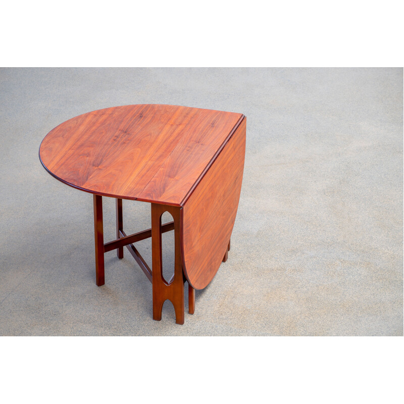 Vintage teak folding table, Scandinavian 1960s