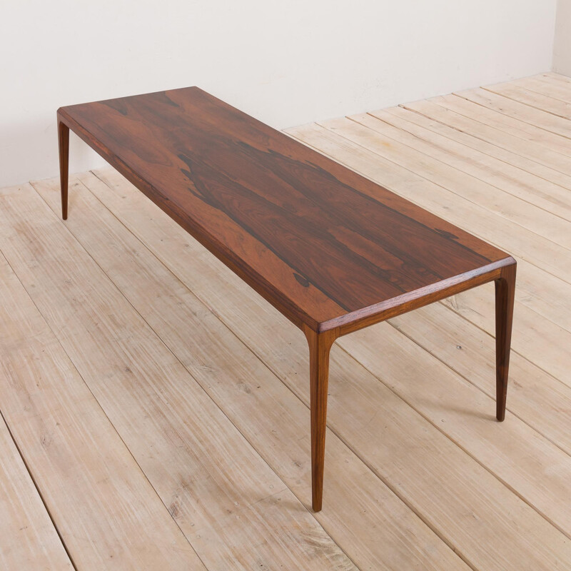 Vintage Rosewood Coffee Table by Johannes Andersen for CFC Silkeborg, Danish 1960s