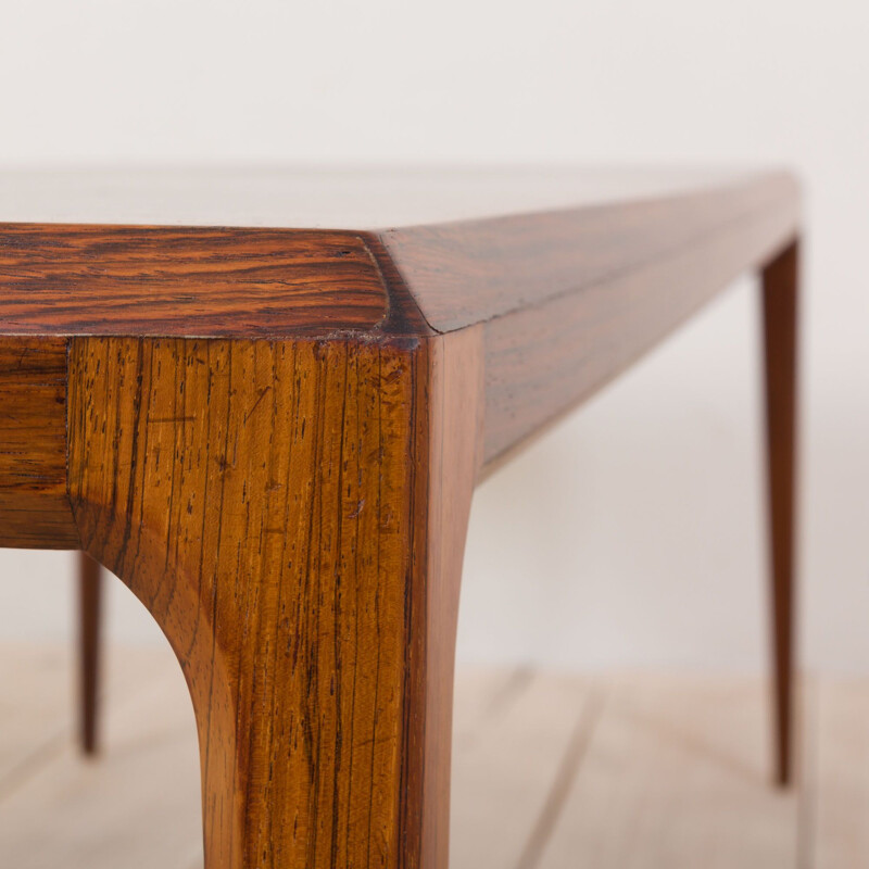 Vintage Rosewood Coffee Table by Johannes Andersen for CFC Silkeborg, Danish 1960s