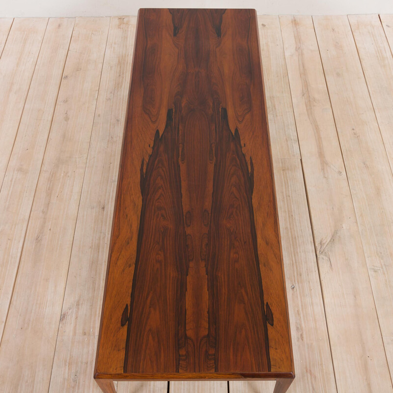 Vintage Rosewood Coffee Table by Johannes Andersen for CFC Silkeborg, Danish 1960s