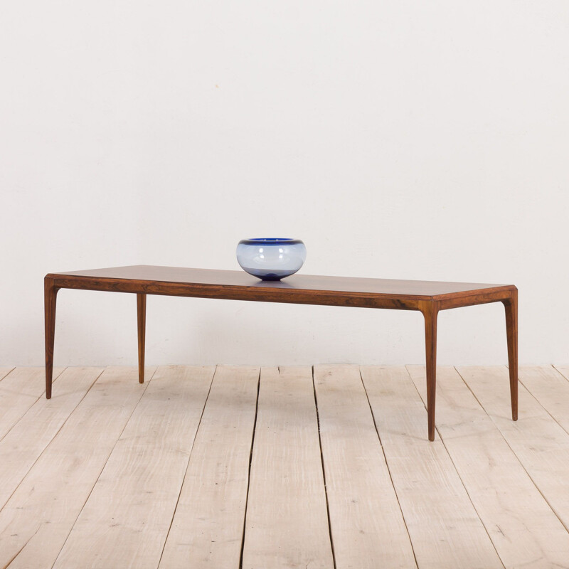 Vintage Rosewood Coffee Table by Johannes Andersen for CFC Silkeborg, Danish 1960s