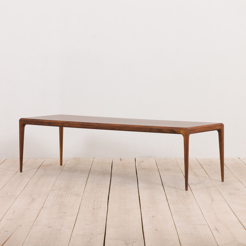 Vintage Rosewood Coffee Table by Johannes Andersen for CFC Silkeborg, Danish 1960s