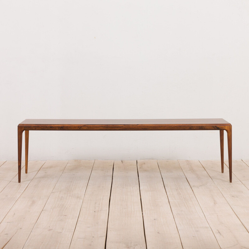 Vintage Rosewood Coffee Table by Johannes Andersen for CFC Silkeborg, Danish 1960s